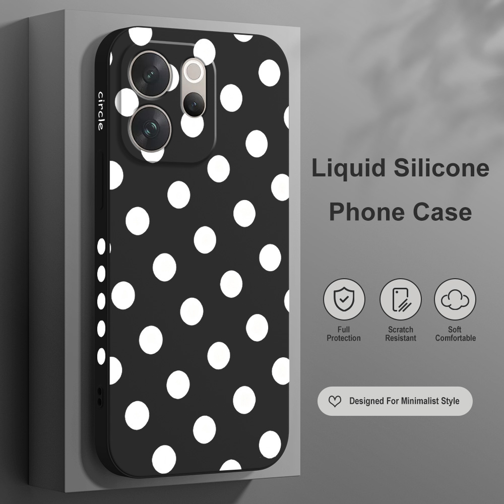Phone Cases Vivo - เคสโทรศัพท์ลายจุดกลมสำหรับ Vivo V70 V70E V60 V60E
