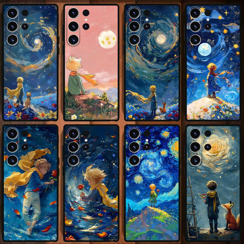 Phone Cases Black - อะนิเมะเจ้าชายน้อยสําหรับSamsung Galaxy S25 S24 S23 S22