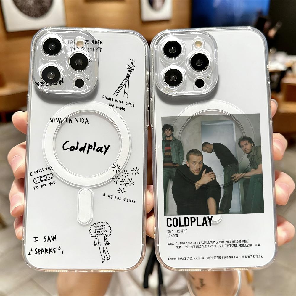 Phone Cases Transparent - เคสโทรศัพท์ C-Coldplay Rapper Cool สำหรับ iPhone