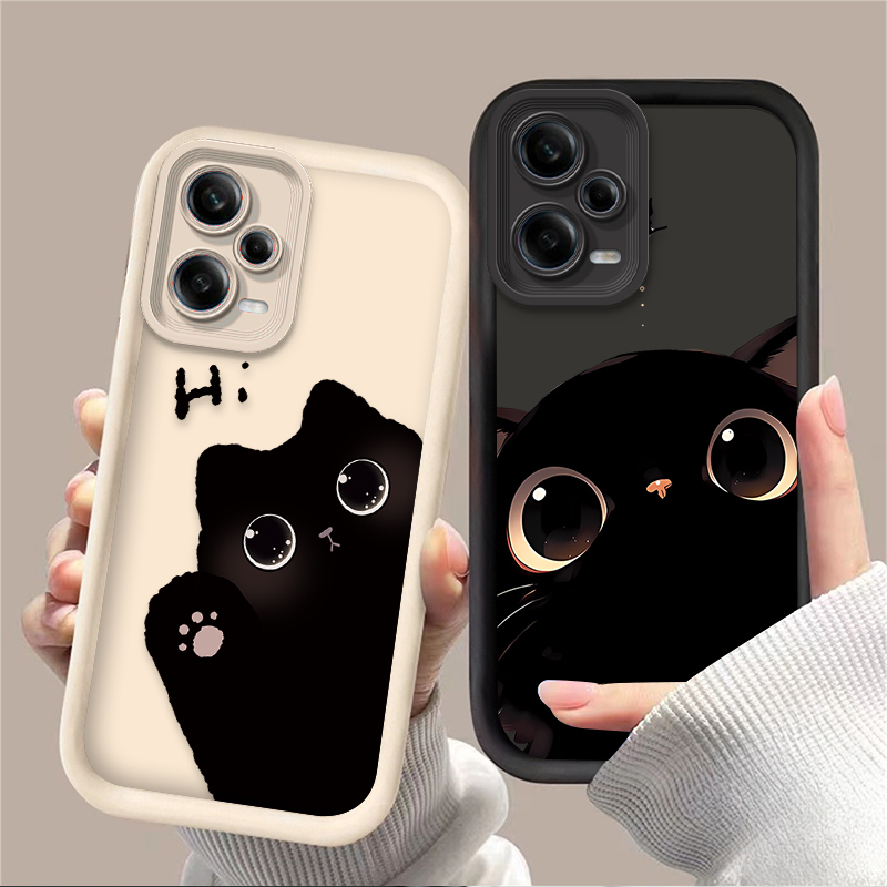 Phone Cases Xiaomi 14 - เคสโทรศัพท์ลายแมวน่ารักตาโต สำหรับ Xiaomi Redmi Note 13