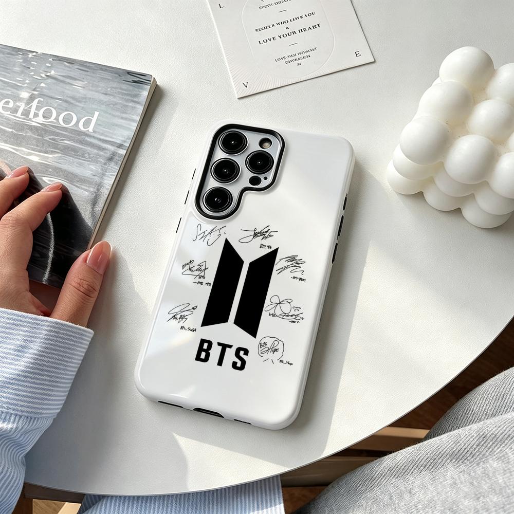 Phone Cases Samsung Galaxy - เคสโทรศัพท์กันกระสุนสุดเท่ BTS BOYS สำหรับ Samsung Galaxy