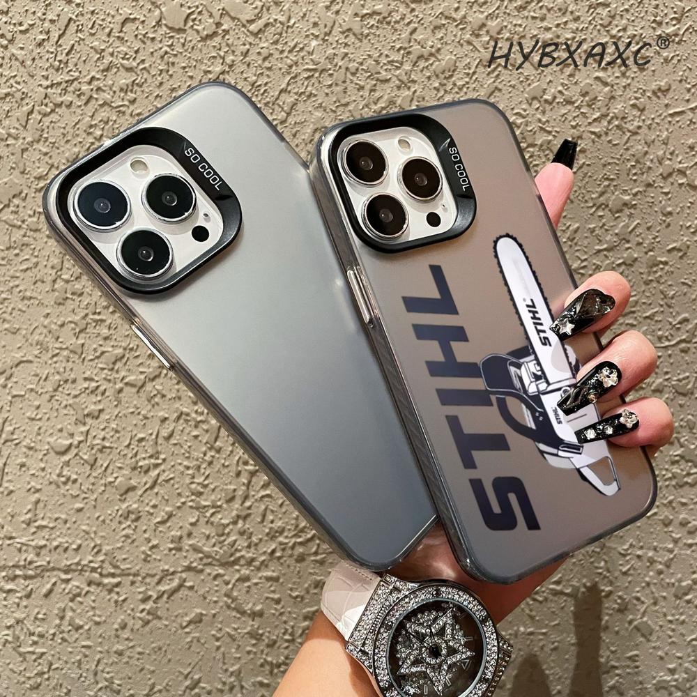 Phone Cases Rugged - เคสโทรศัพท์ลายโลโก้เลื่อยยนต์ HD XAXC S-STIHLs สำหรับ iPhone