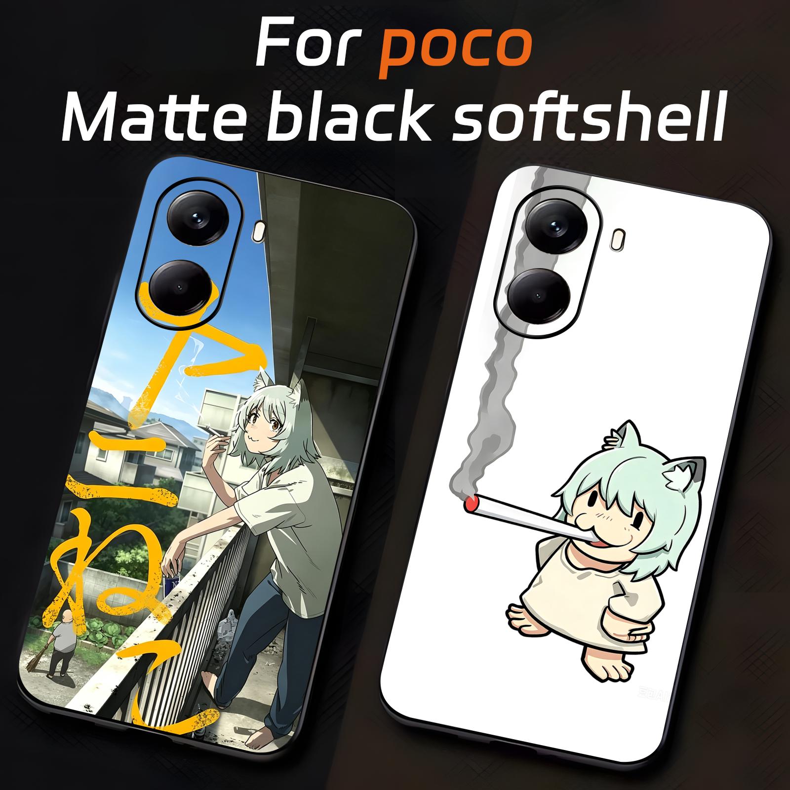 Phone Cases Black - เคสโทรศัพท์สำหรับเสี่ยวมี่ POCO M7 M6 M5 X8