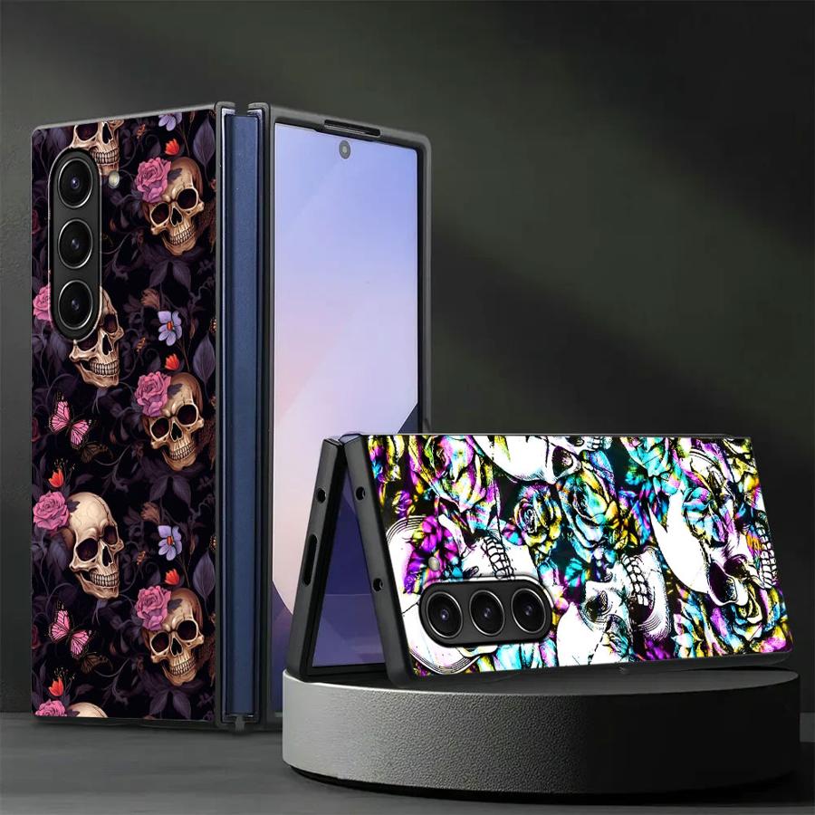 Phone Cases Z Fold 6 - Skull Art สําหรับ Samsung Galaxy Z