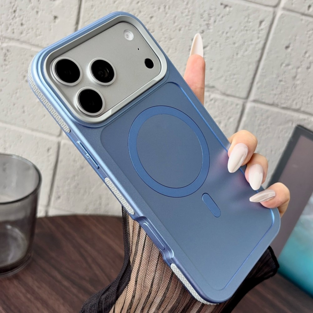 Rugged Armor Case - เคสแม่เหล็กหรูหราแบบด้านสำหรับ Magsafe Armor สำหรับ iPhone 17