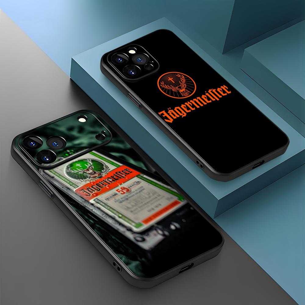 Phone Cases Black - เคสโทรศัพท์ลายโลโก้ J-Jager-meisters สำหรับ iPhone 17 16