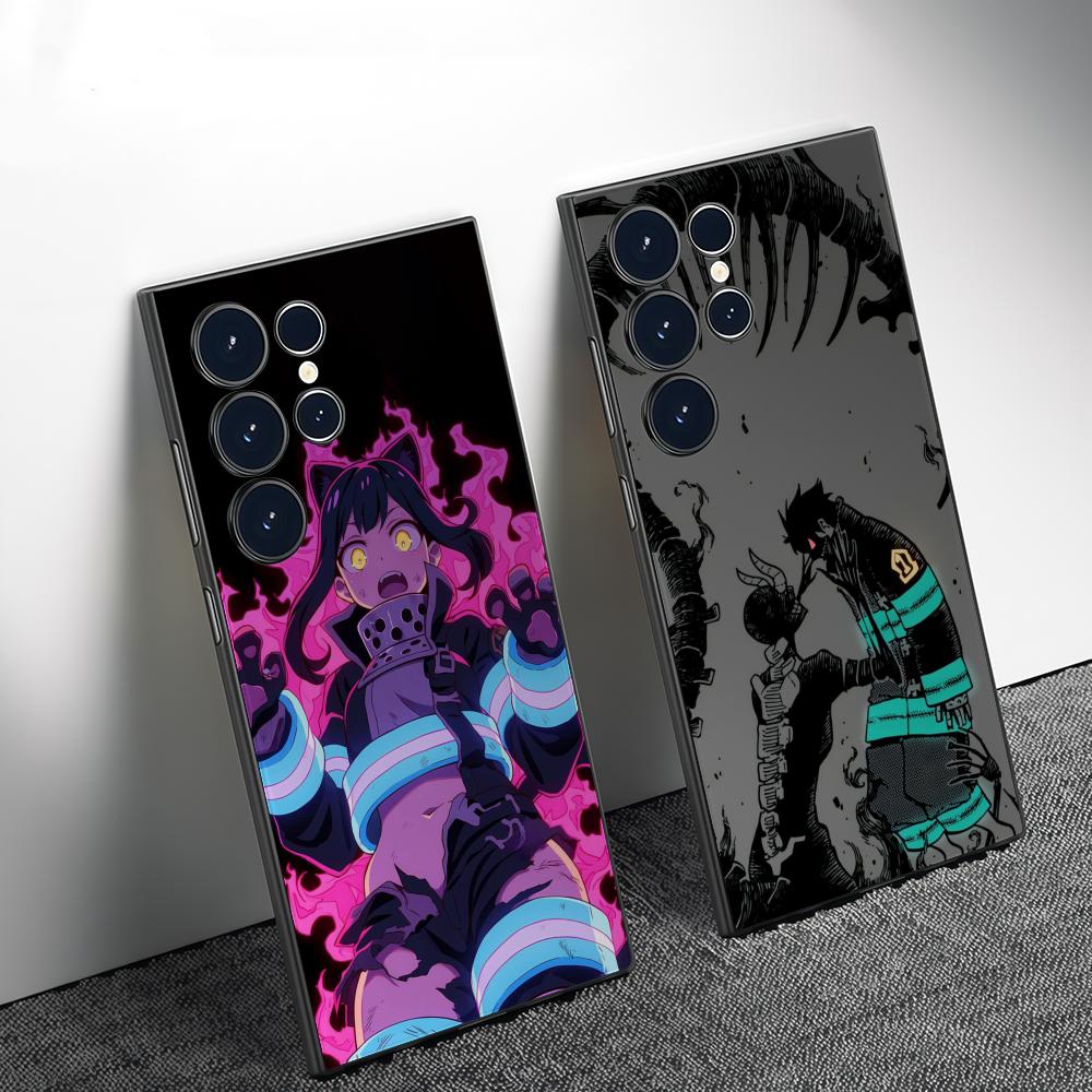 Phone Cases Samsung Galaxy - อะนิเมะเอฟ-ไฟร์ฟอร์ซเคสโทรศัพท์สำหรับซัมซุงกาแล็กซี่ S26 S25 S24 S22 S23