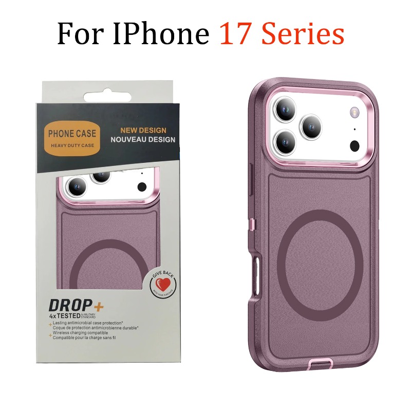 Rugged Armor Case - เคสโทรศัพท์กันกระแทกแบบ 3in1 Heavy Military Otter Armor