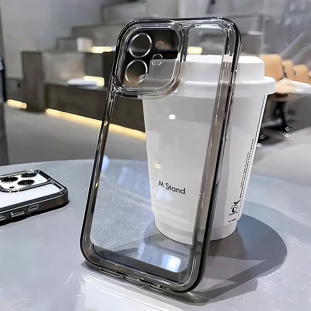 Phone Cases Transparent - เคสโทรศัพท์หรูหราสำหรับ iPhone 15 8 Plus 17