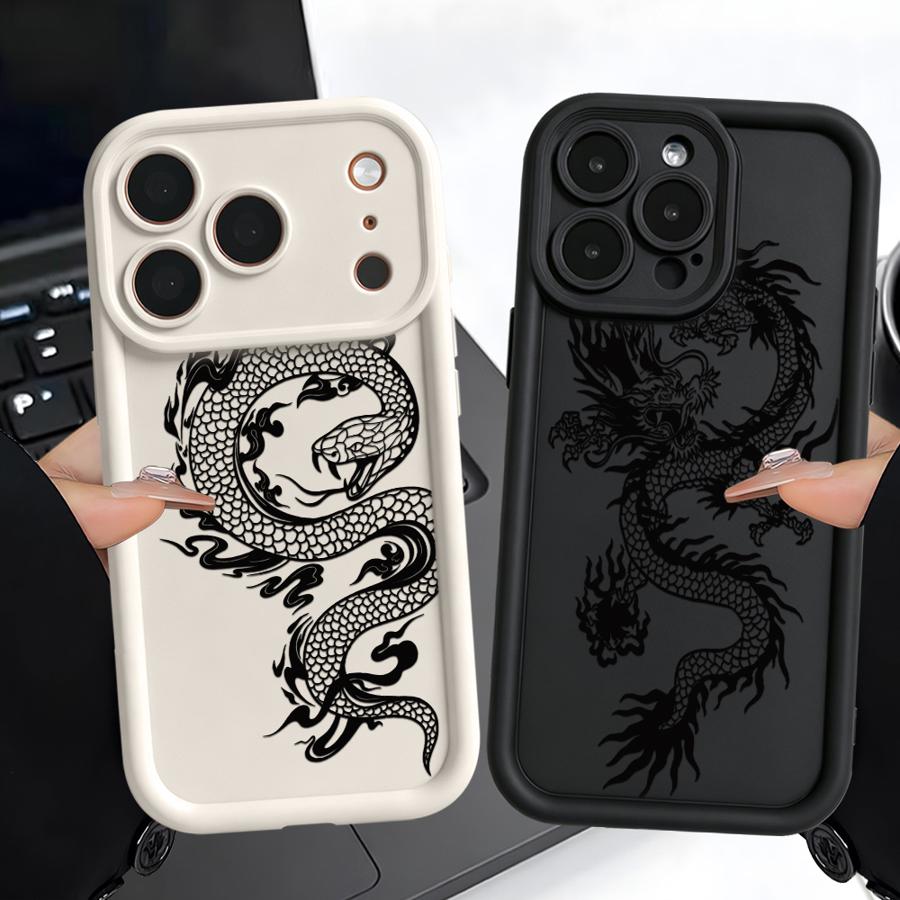 Phone Cases Black - เคสโทรศัพท์สำหรับไอโฟน 17 โปรแม็กซ์ 17e 16 12