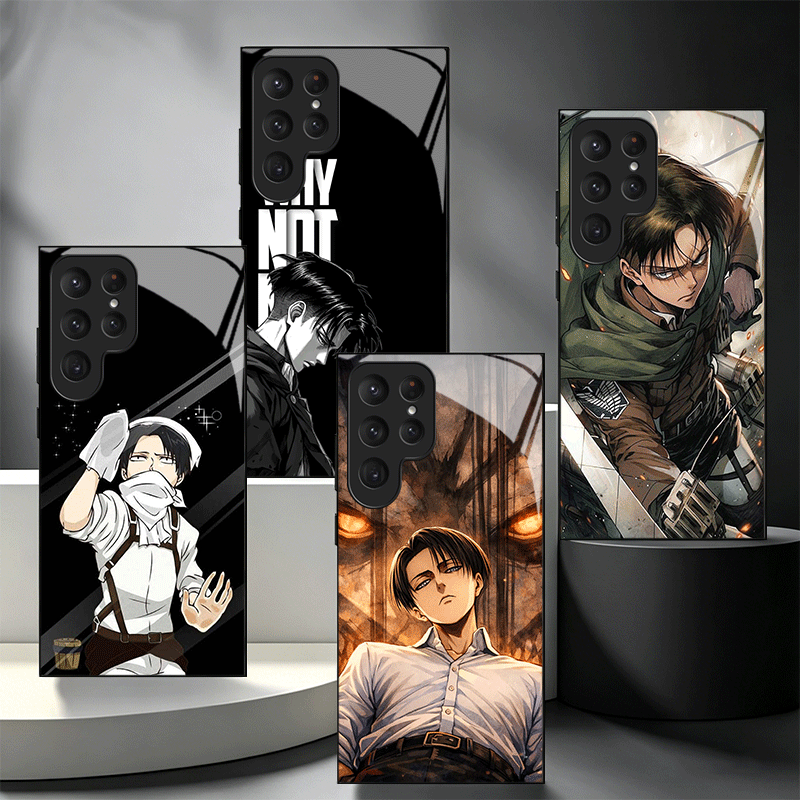 Phone Cases On Shein - เคสโทรศัพท์ A-Attack On T-Titan Levi Glass