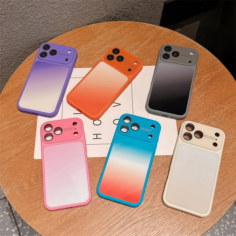 Phone Cases Iphone 17 - เคสโทรศัพท์ไล่เฉดสีลูกกวาดสุดหรู สำหรับ iPhone 17 16 15