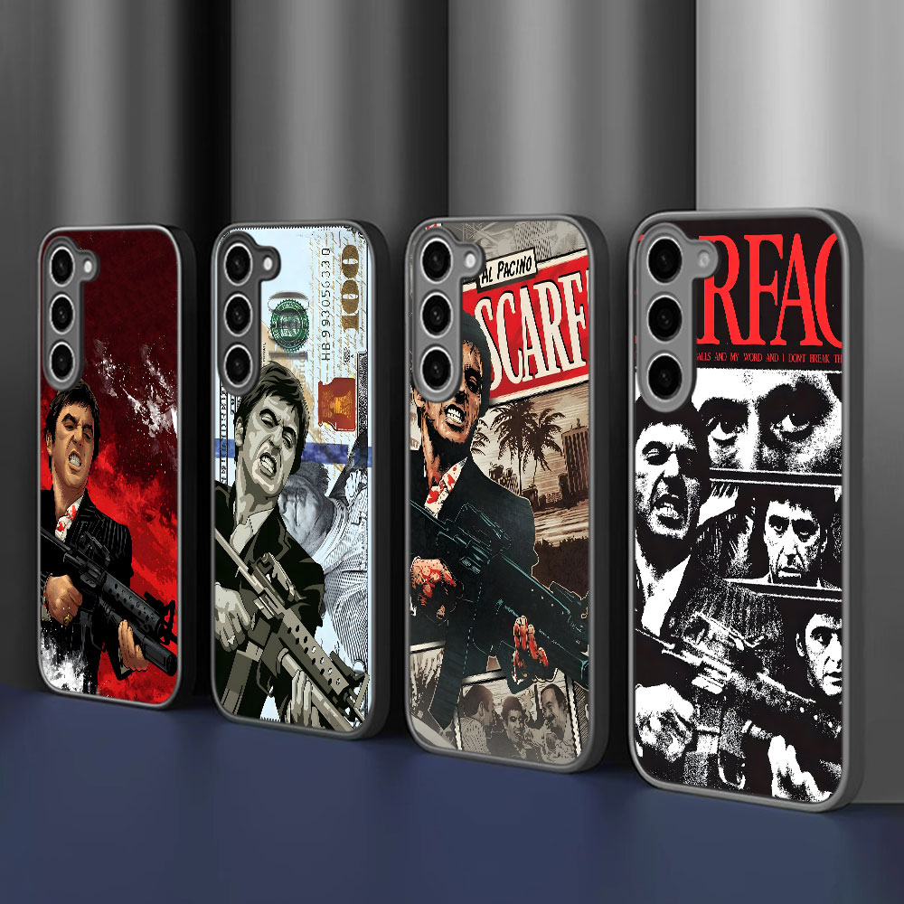 Phone Cases Quotes - T-Tony M-Montana S-Scarface แฟชั่นเคสสำหรับซัมซุงกาแล็กซี่ A55 A56