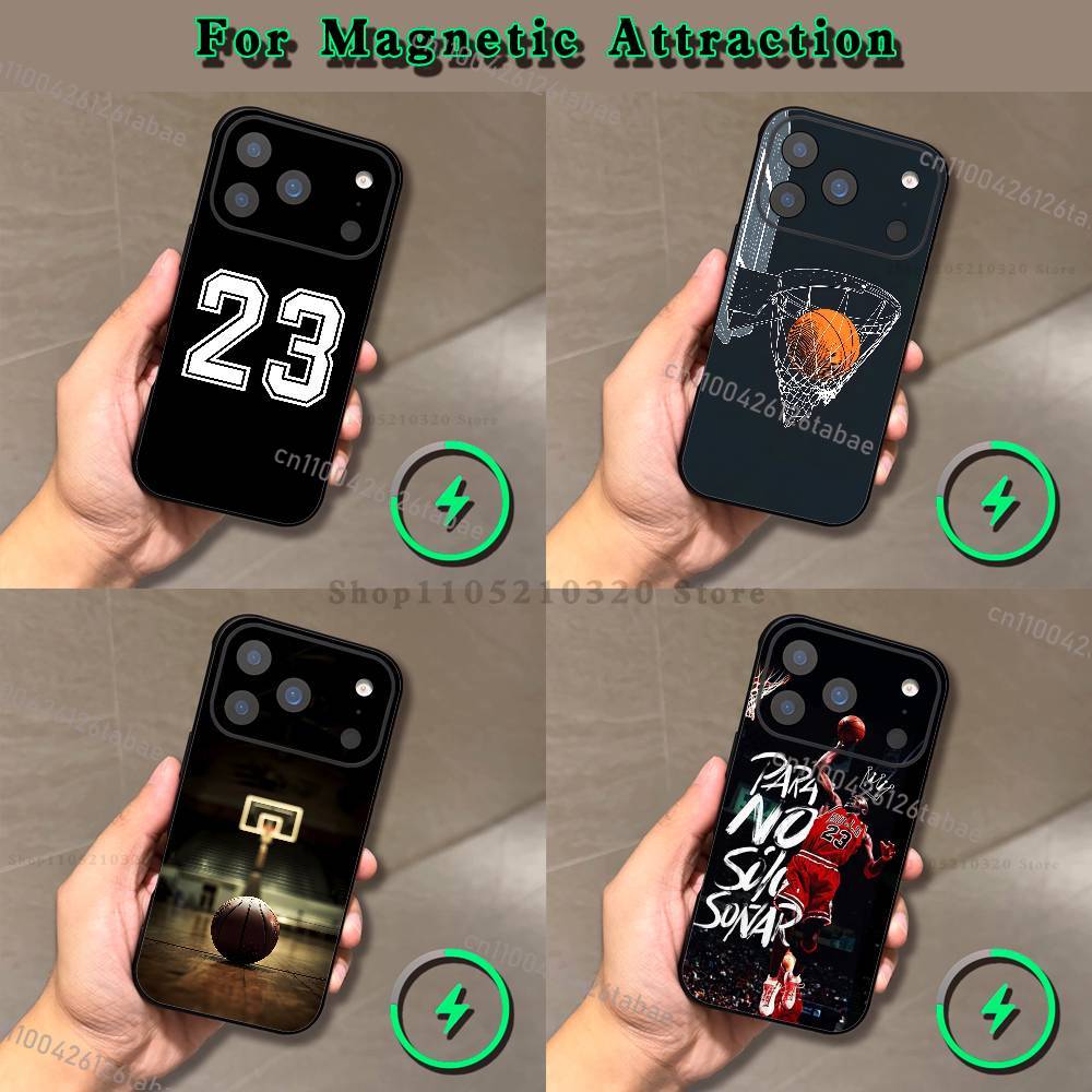 Phone Cases Jordan - บาสเก็ตบอล 23 เคสโทรศัพท์สำหรับ iPhone 17,16,15,14,13,12,11,Pro,Max,Plus,Mini,SE4,E สำหรับ