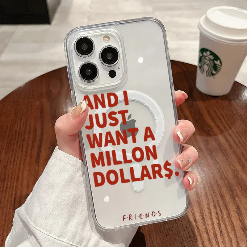 Phone Cases Transparent - เคสโทรศัพท์ลายคำคมนามธรรมแฟชั่น สำหรับ iPhone 17 Pro 16