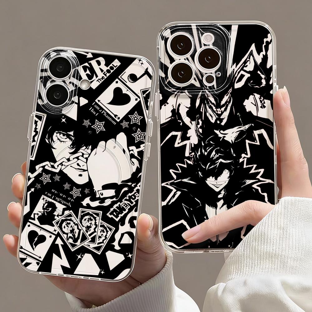 Phone Cases Iphone 17 - เคสโทรศัพท์ Game P-Persona 5 แบบใส แม่เหล็กยึดติด