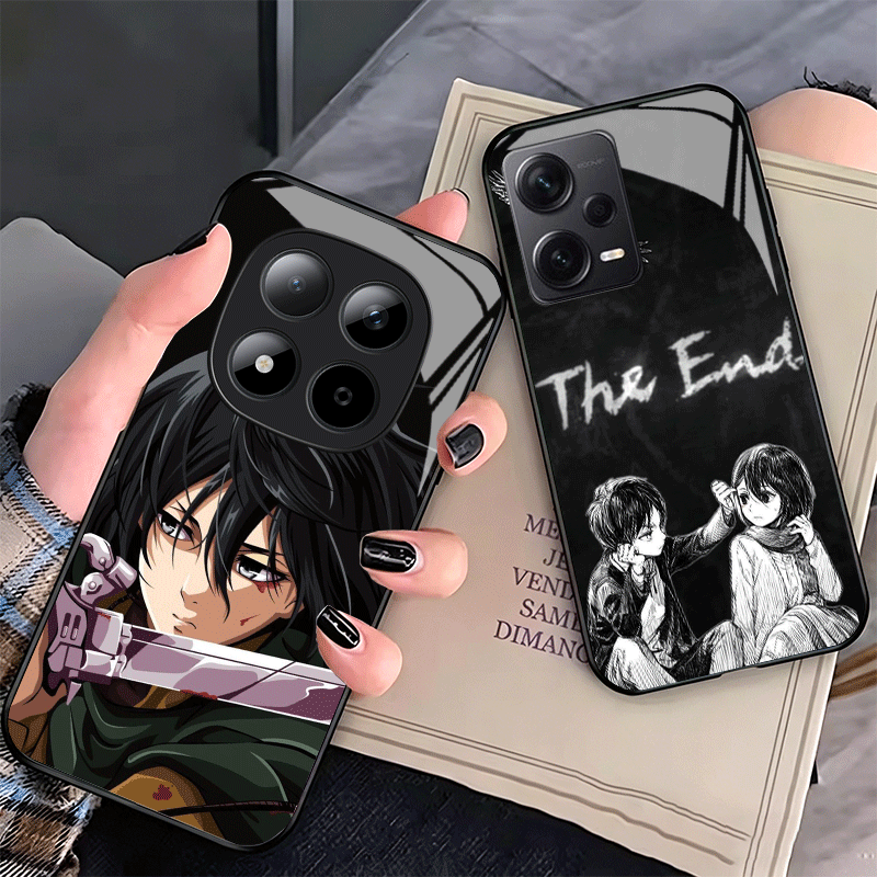 Phone Cases On Shein - เคสโทรศัพท์มือถือลาย A-Attack On T-Titan Mikasa สำหรับ