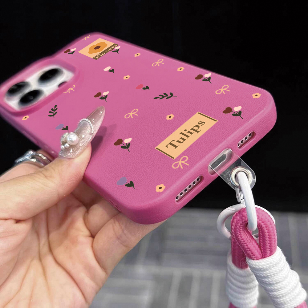 เคสโทรศัพท์แบบสายคล้องโบว์ลายด - Phone Cases Leather บทวิจารณ์และราคา
