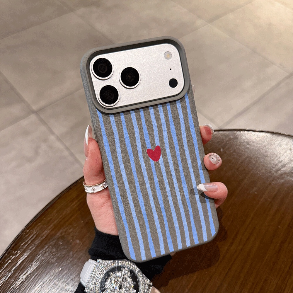 เคสโทรศัพท์ลายหัวใจลายทางแนวตั - Phone Cases Iphone 17 บทวิจารณ์และราคา