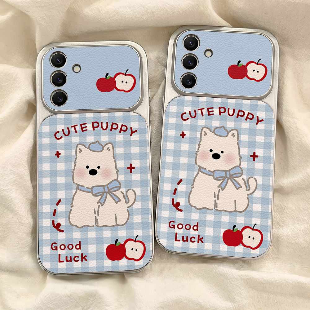 เคสโทรศัพท์ลายสุนัขสีน้ำเงินลา - Phone Cases Leather บทวิจารณ์และราคา