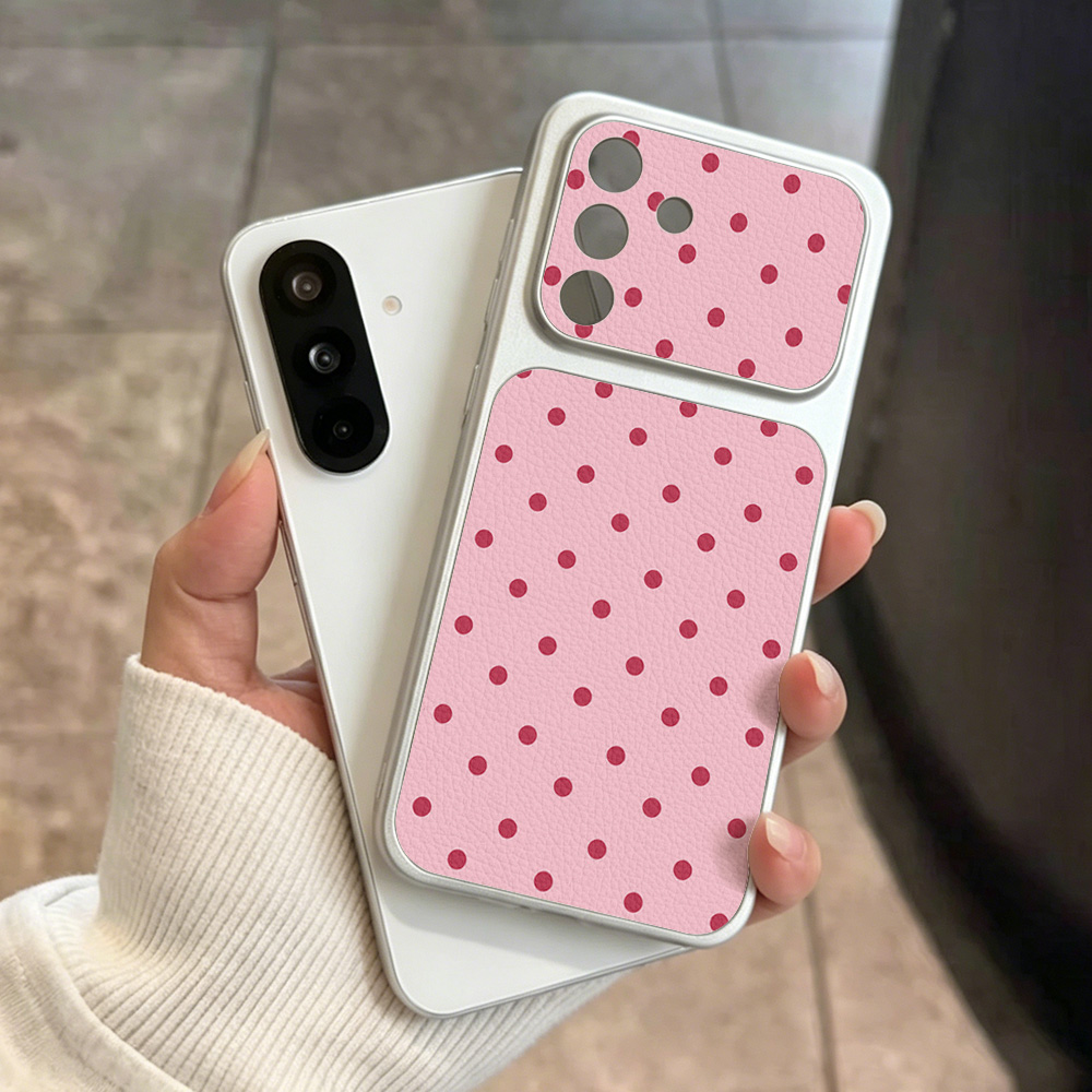 เคสโทรศัพท์ลายจุดสีลูกกวาด สำห - Phone Cases Leather บทวิจารณ์และราคา