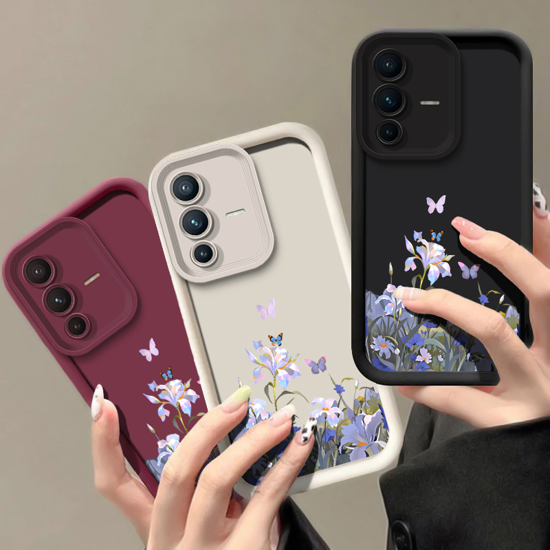 เคสโทรศัพท์ลายดอกไม้ผีเสื้อแฟช - Phone Cases Vivo บทวิจารณ์และราคา