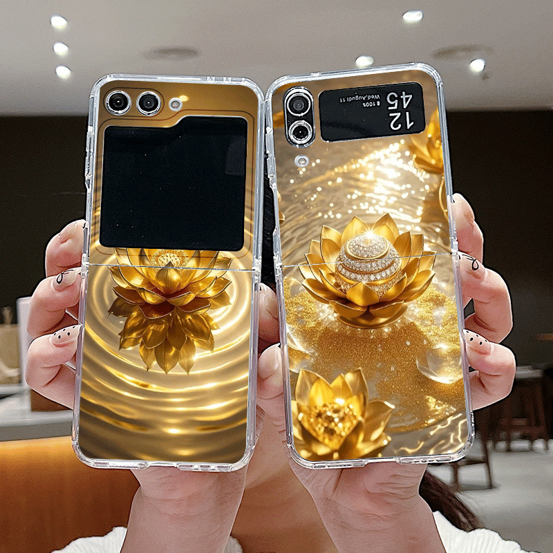 เคสโทรศัพท์ลายดอกบัวสีทองสุดสร - Phone Cases Z Fold 6 บทวิจารณ์และราคา