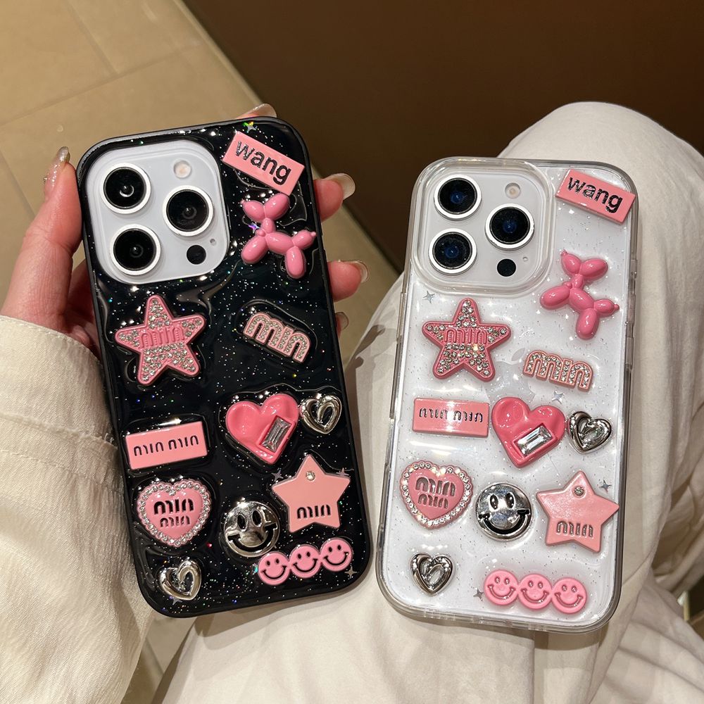 น่ารัก 3D Love Heart Y2K Starส - Phone Cases Dior บทวิจารณ์และราคา