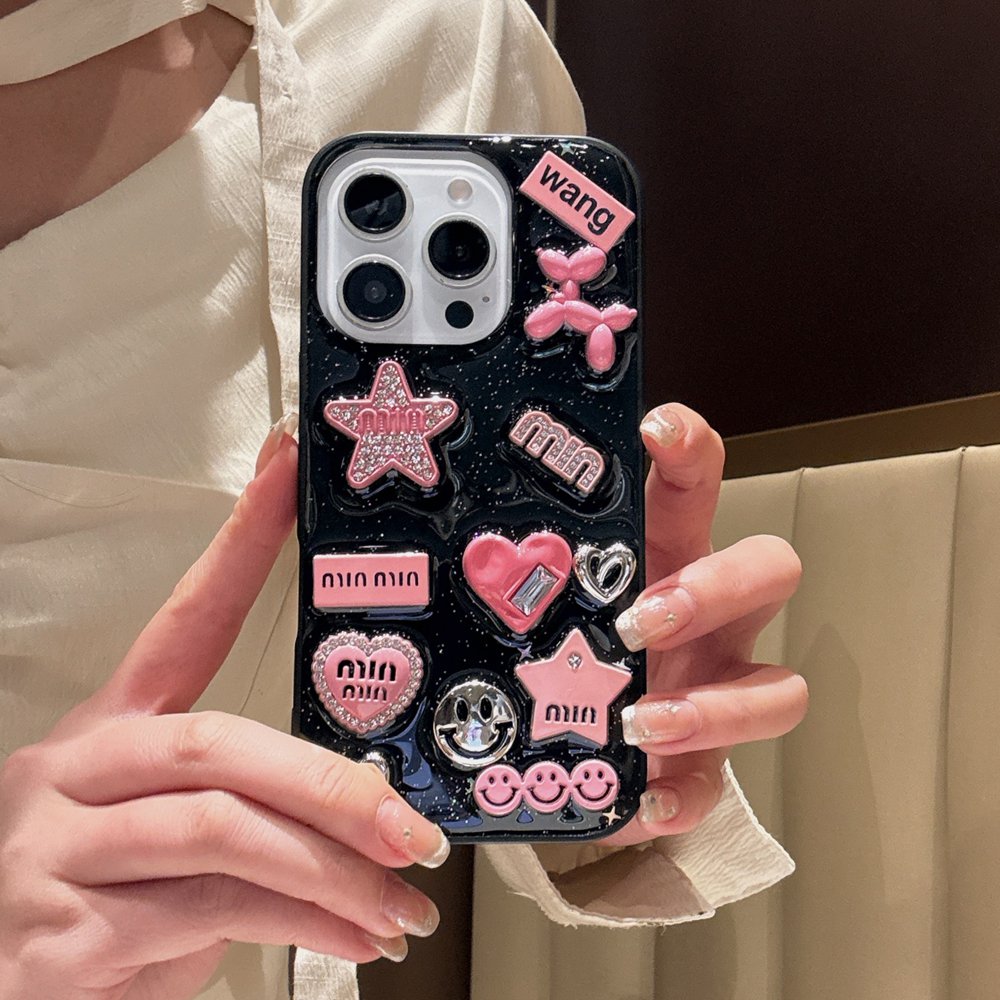 น่ารัก 3D Love Heart Y2K Starส - Phone Cases Dior บทวิจารณ์และราคา