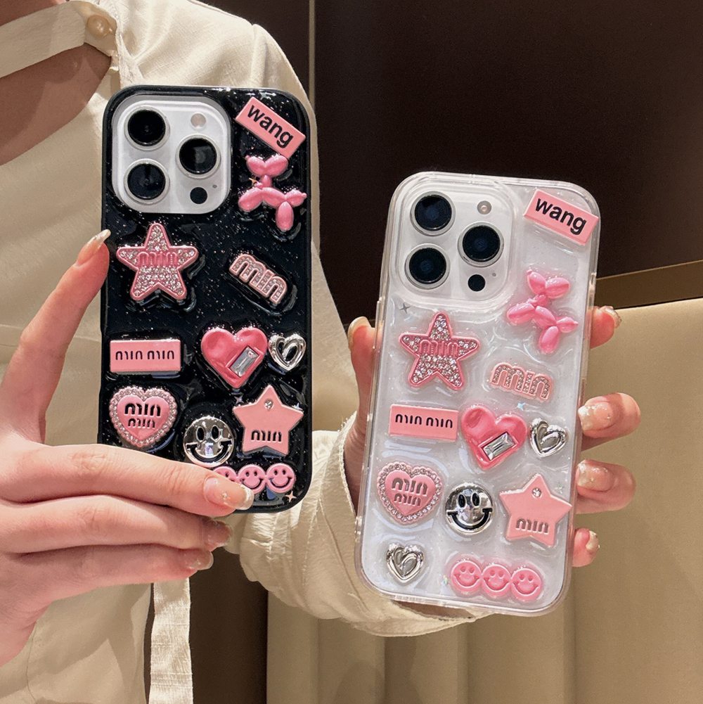 น่ารัก 3D Love Heart Y2K Starส - Phone Cases Dior บทวิจารณ์และราคา