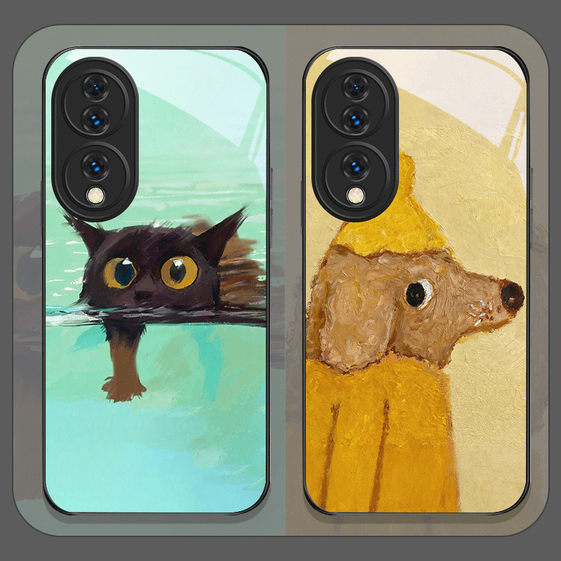 เคสโทรศัพท์กระจกนิรภัยลายภาพวา - Phone Cases Yellow บทวิจารณ์และราคา