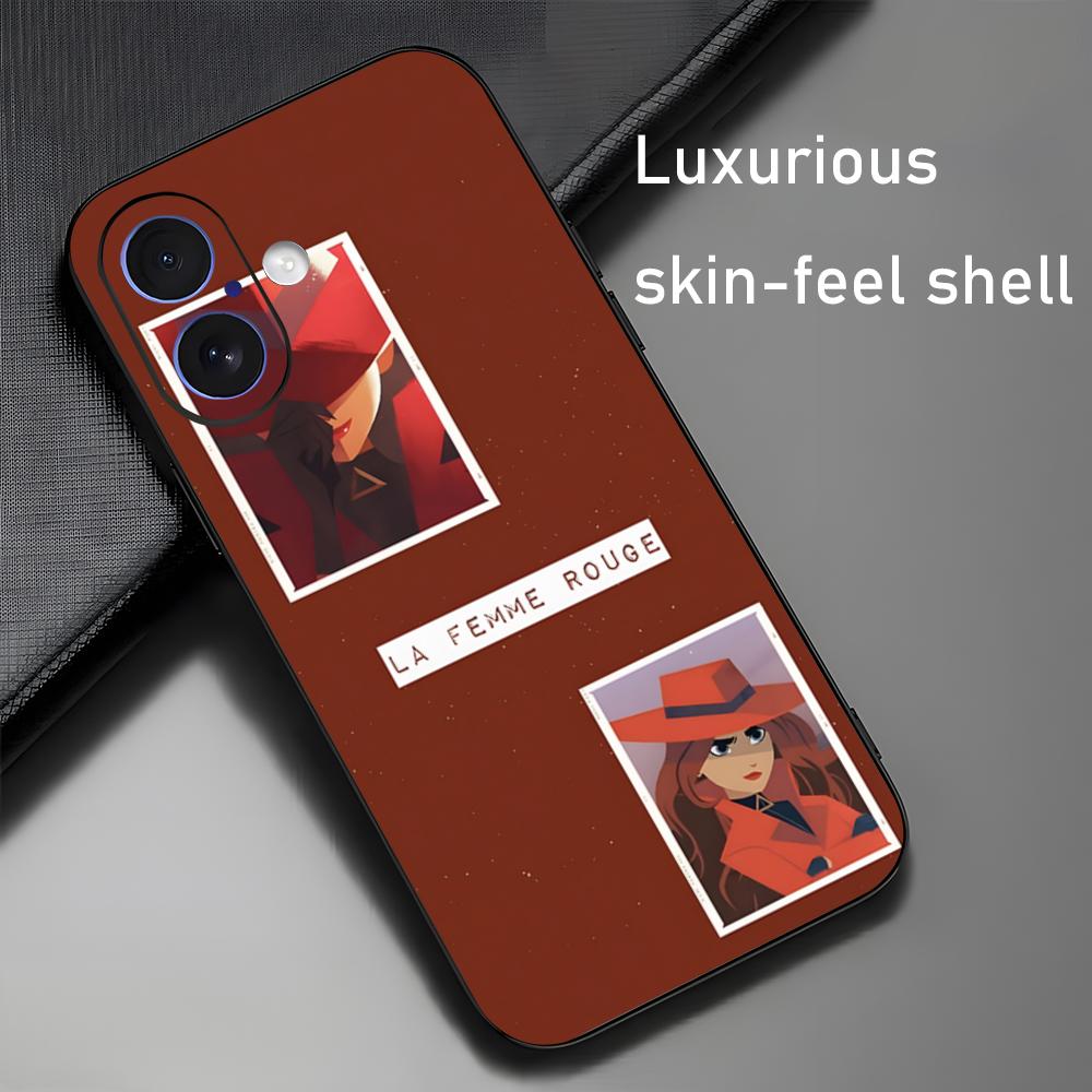Hot Carmen Sandiegoการ์ตูนสําห - Phone Cases Black บทวิจารณ์และราคา
