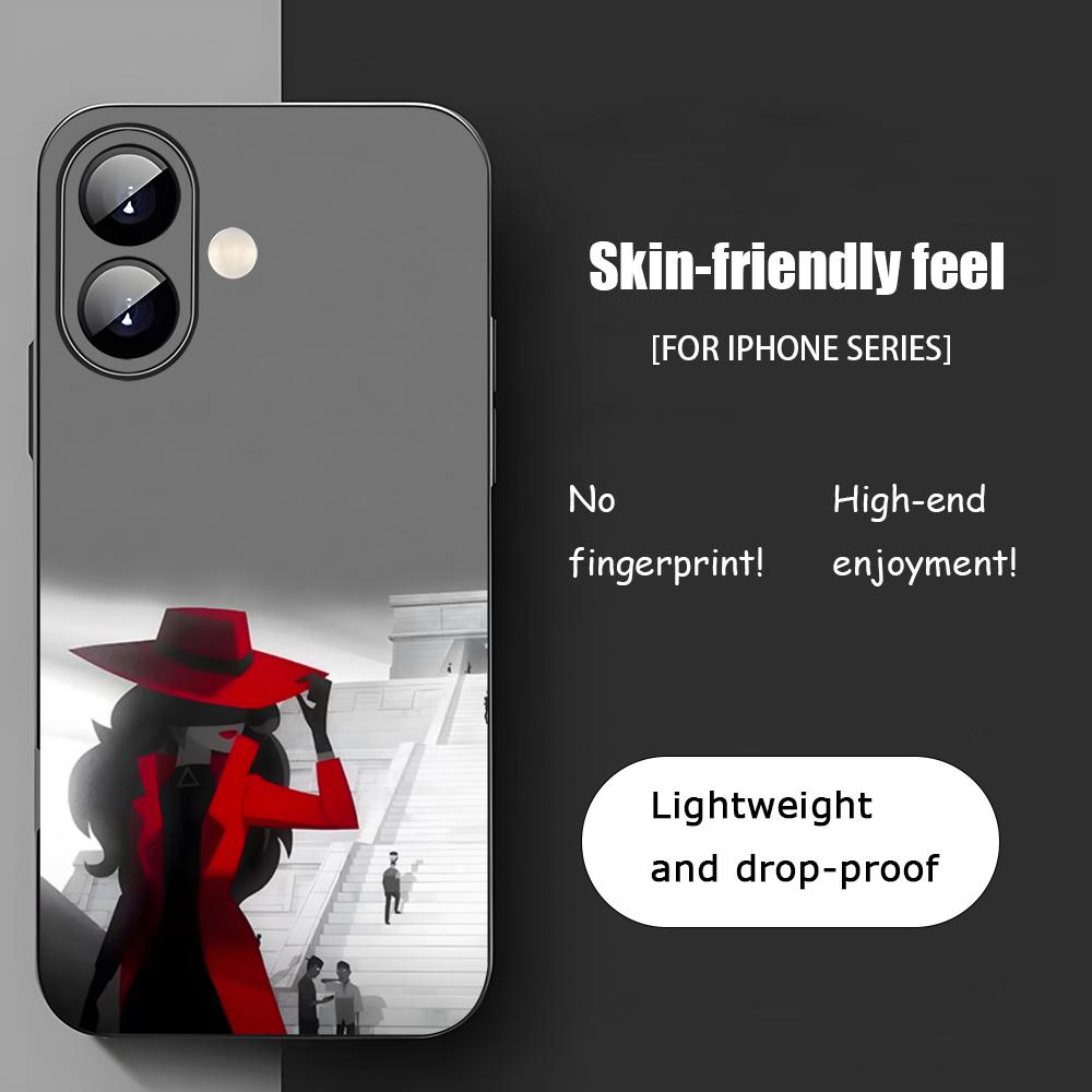 Hot Carmen Sandiegoการ์ตูนสําห - Phone Cases Black บทวิจารณ์และราคา