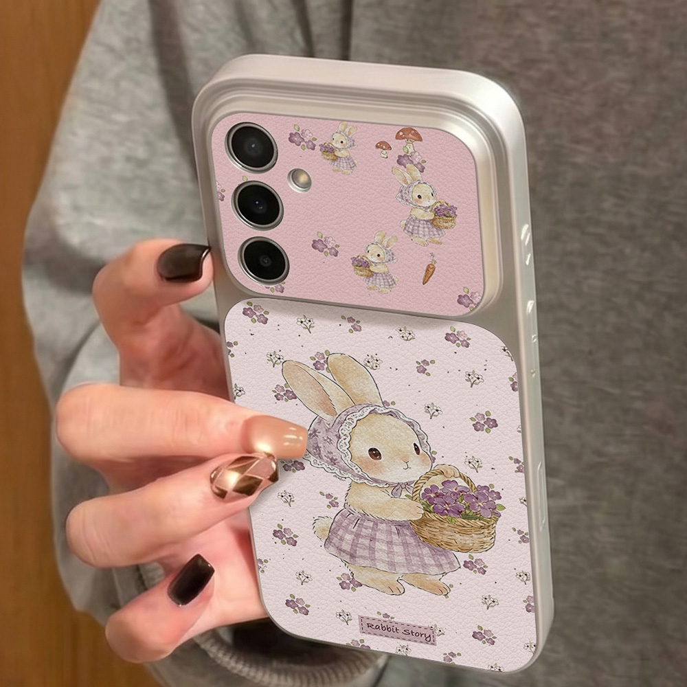 เคสโทรศัพท์หนังลายกระต่ายน่ารั - Phone Cases Leather บทวิจารณ์และราคา