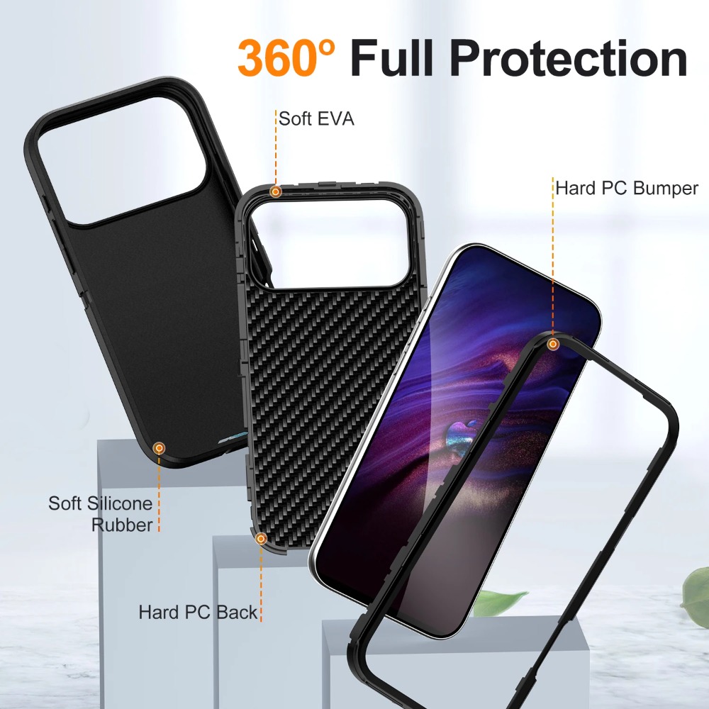 เคสโทรศัพท์กันกระแทกแบบ 3in1 H - Rugged Armor Case บทวิจารณ์และราคา