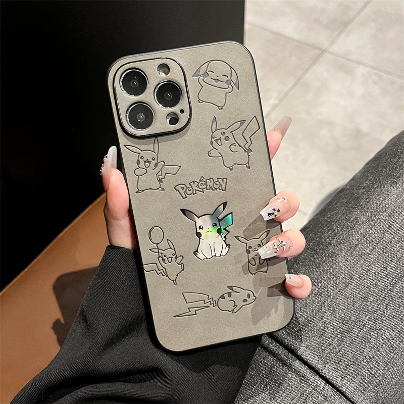 เคสโทรศัพท์ลายการ์ตูนพิคาชู หน - Phone Cases Leather บทวิจารณ์และราคา