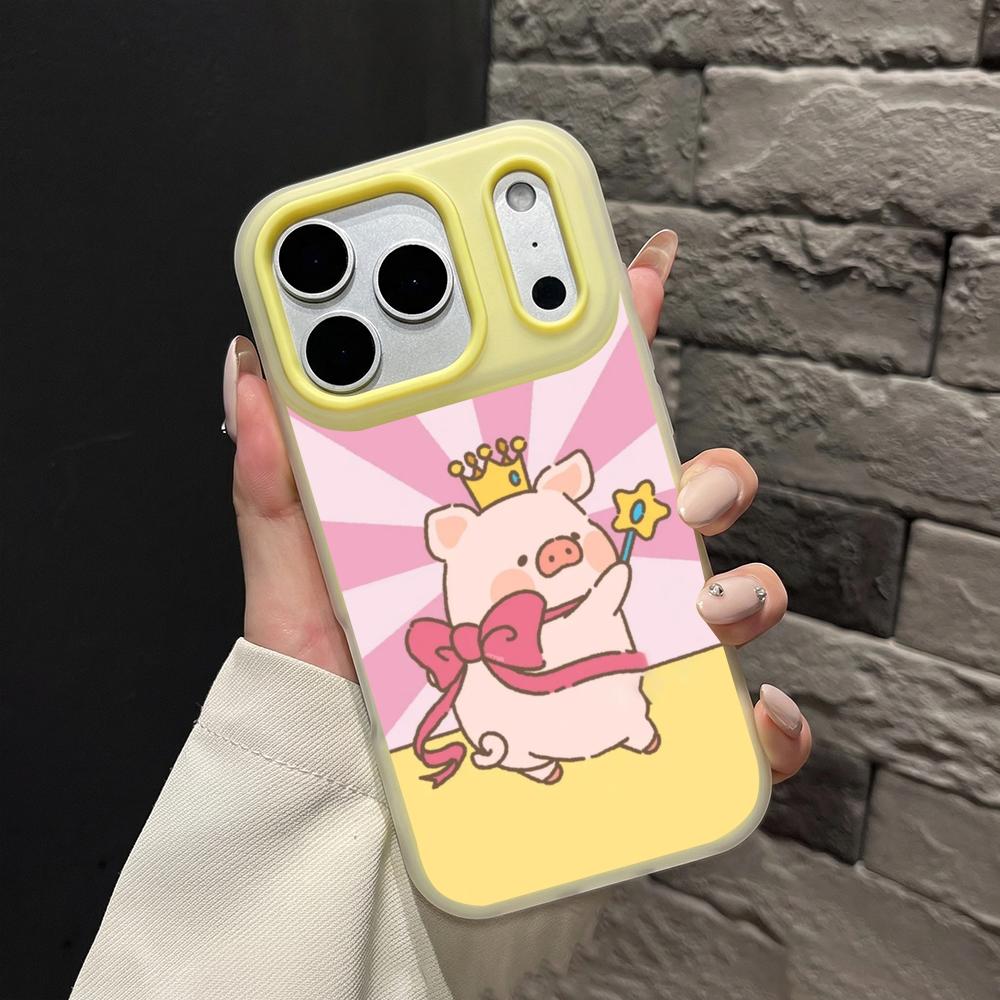 เคสโทรศัพท์ลายหมูลูลู่ แบบใส เ - Phone Cases Yellow บทวิจารณ์และราคา