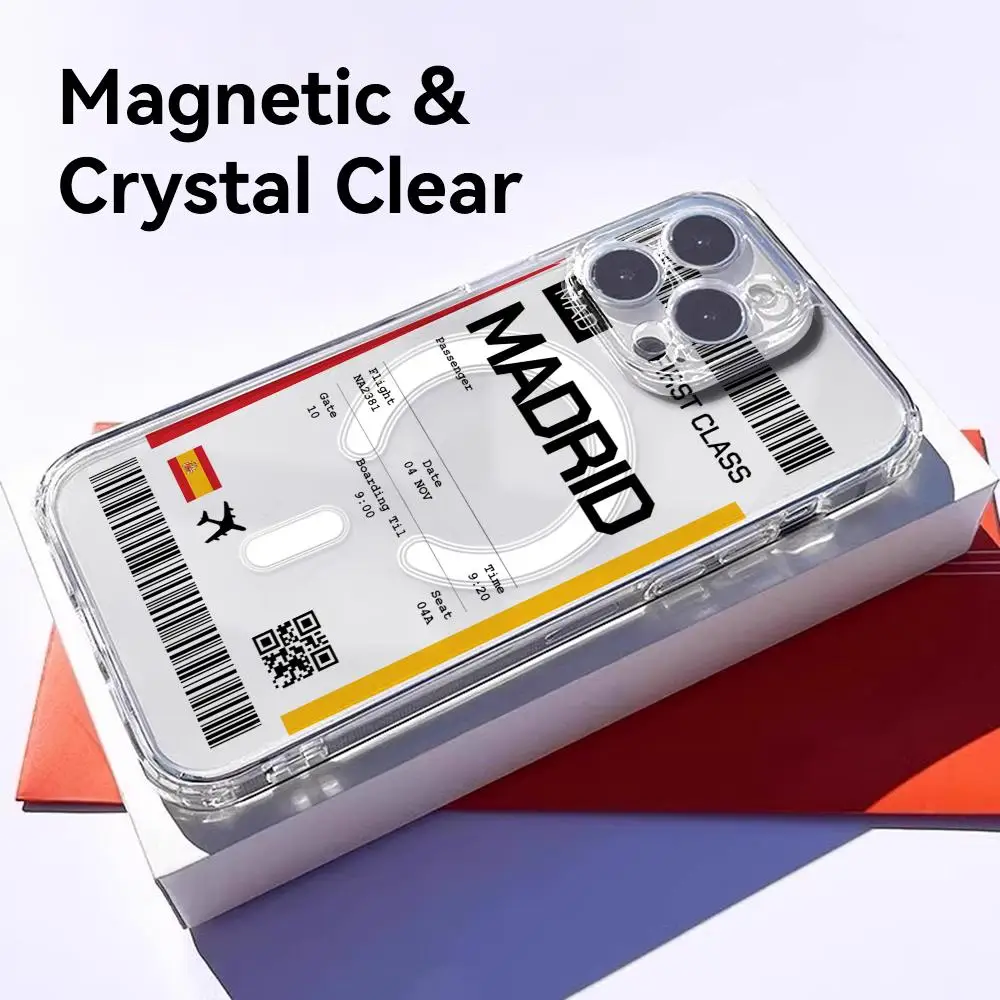 เคสโทรศัพท์ลายตั๋วเครื่องบินท่ - Phone Cases Transparent บทวิจารณ์และราคา