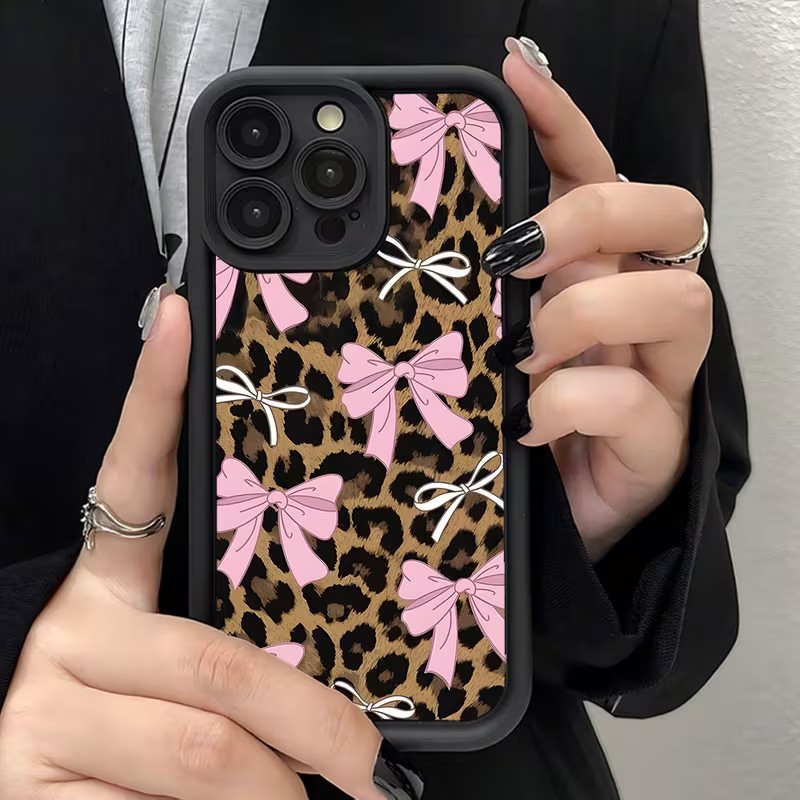 เคสโทรศัพท์ลายเสือดาวพร้อมโบว์ - Phone Cases Iphone 17 บทวิจารณ์และราคา