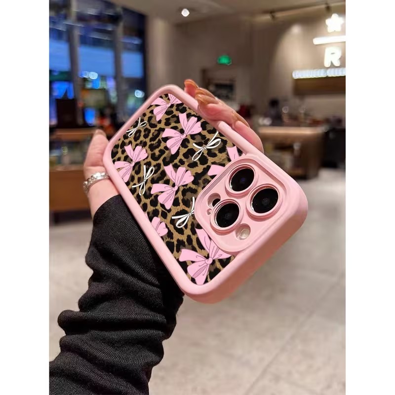 เคสโทรศัพท์ลายเสือดาวพร้อมโบว์ - Phone Cases Iphone 17 บทวิจารณ์และราคา
