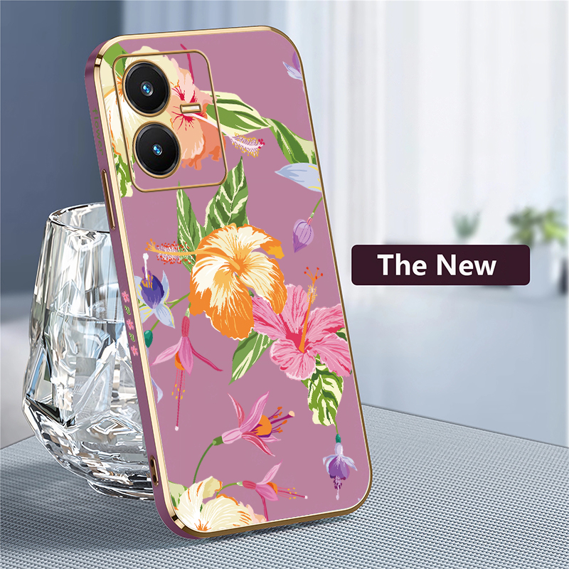เคสโทรศัพท์แฟชั่นลายดอกไม้ สำห - Phone Cases Vivo บทวิจารณ์และราคา