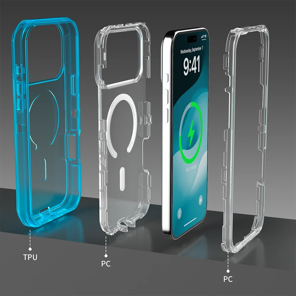 เคสใสกันกระแทกแบบแม่เหล็กสำหรั - Rugged Armor Case บทวิจารณ์และราคา