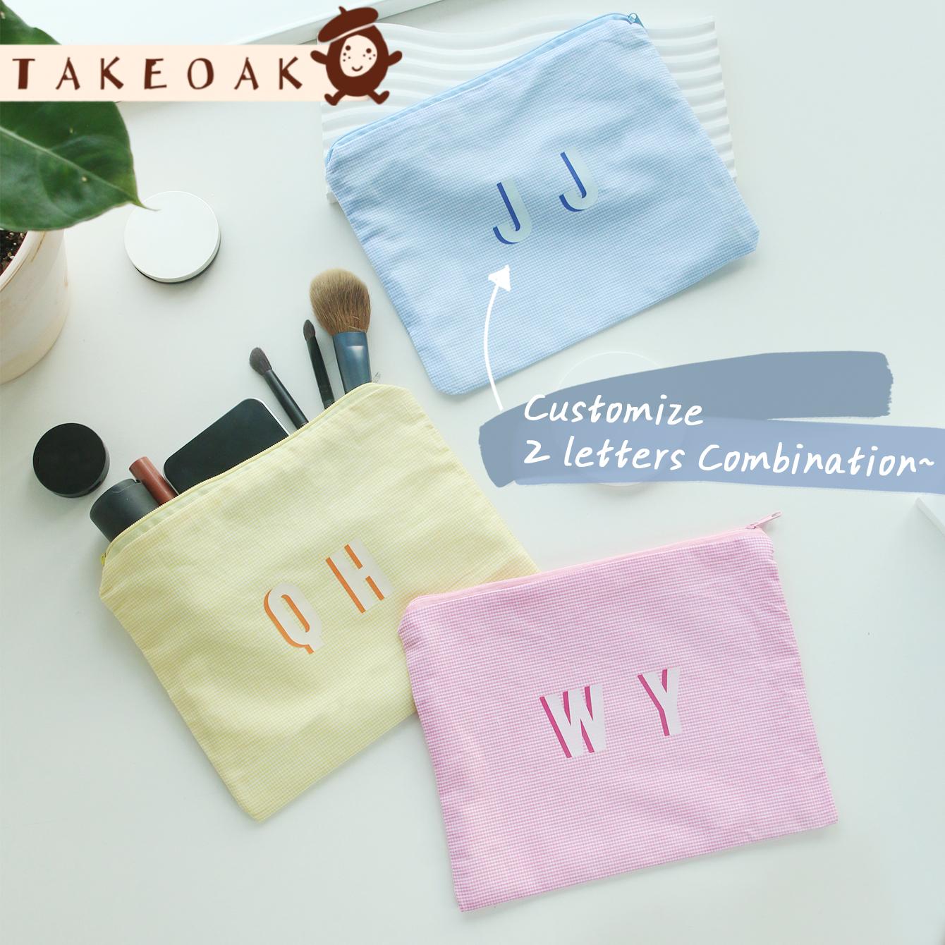 กระเป๋าเครื่องสำอางแบบมีซิป ผ้ - Monogram Custom Case บทวิจารณ์และราคา