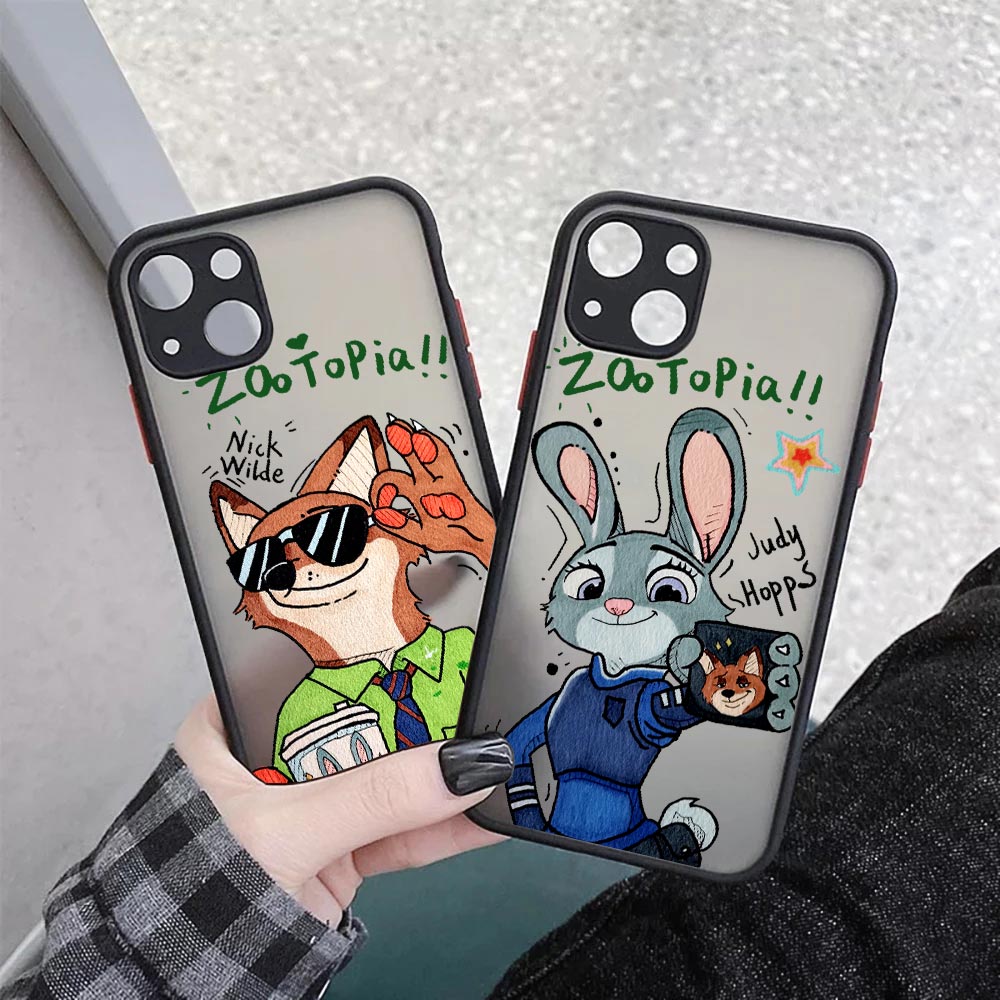 ดิสนีย์ นิค จูดี้ เคสใสแบบด้าน - Phone Cases Rugged บทวิจารณ์และราคา