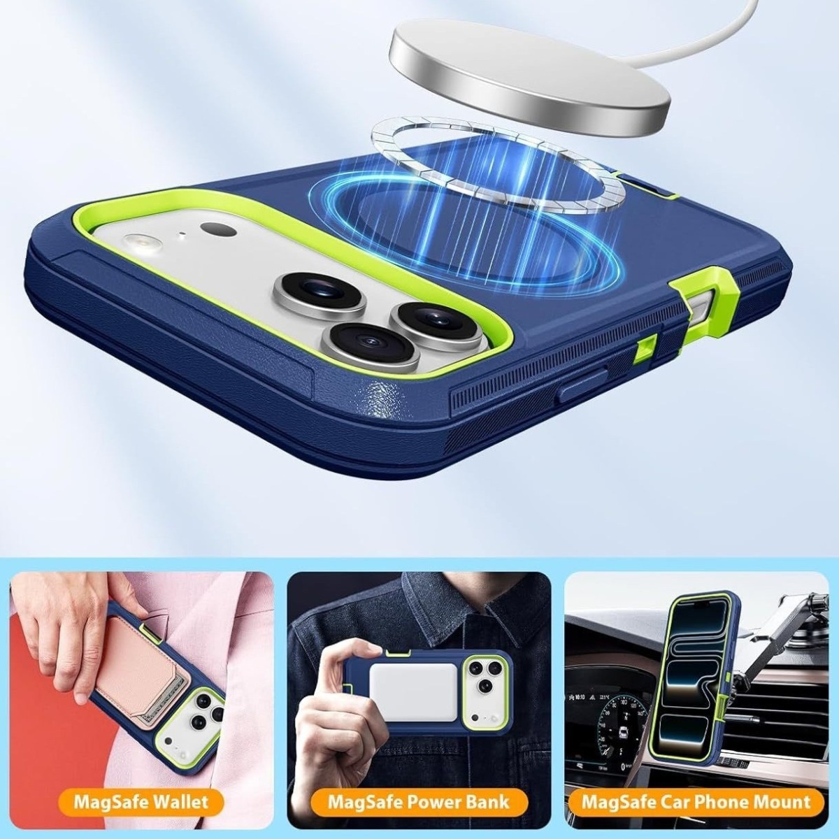เคสแม่เหล็ก 3IN1 Rugged Armor  - Rugged Armor Case บทวิจารณ์และราคา